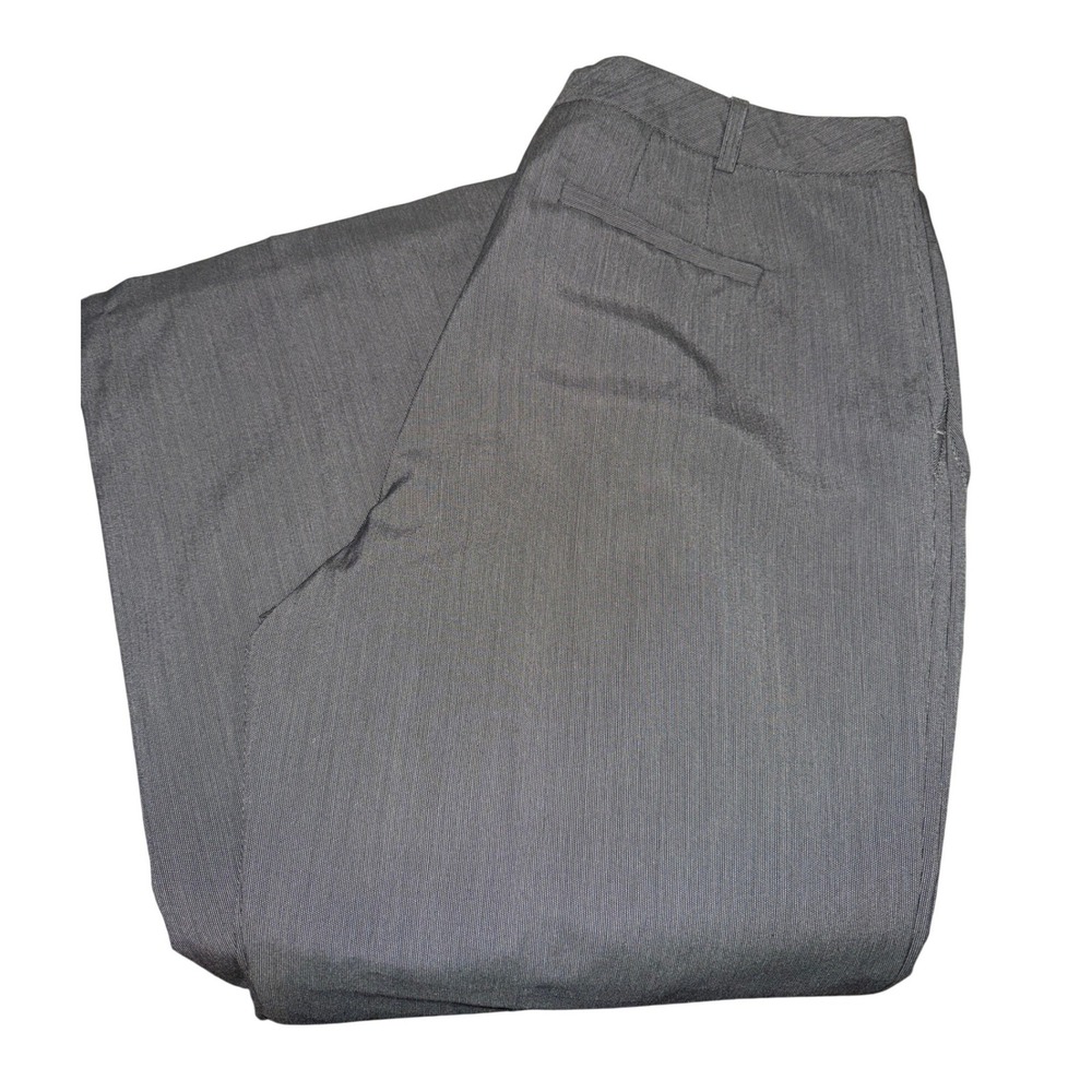 Van Heusen Studio Women's Gray Pinstripe Stretch Dress Pants‎ Size 12